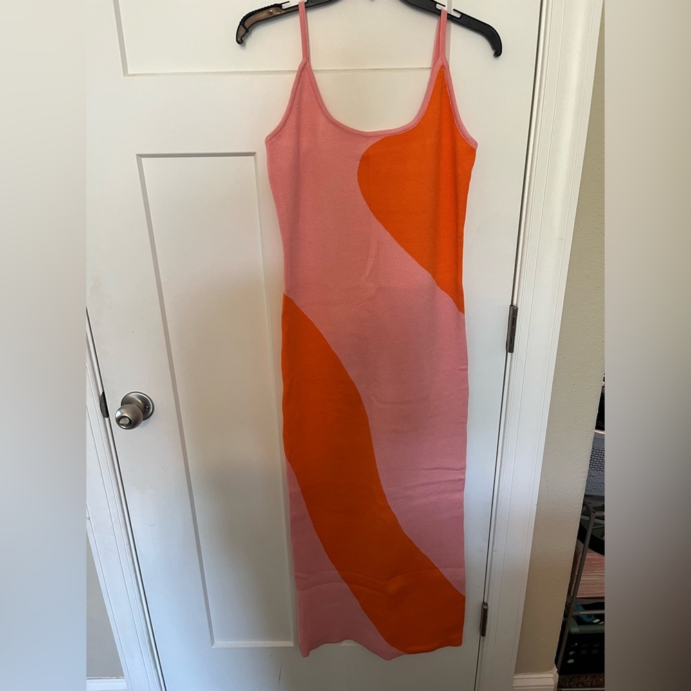 Pink & orange dress!
